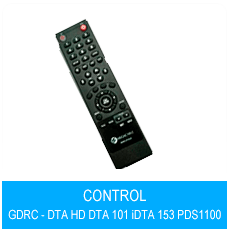 Configuración de control remoto Equipo GDRC DTA HD DTA 101 iDTA 153 PDS1100