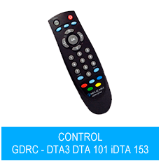 Configuración de control remoto Equipo GDRC DTA3 DTA 101 iDTA 153