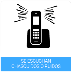 Se escuchan chasquidos o ruidos